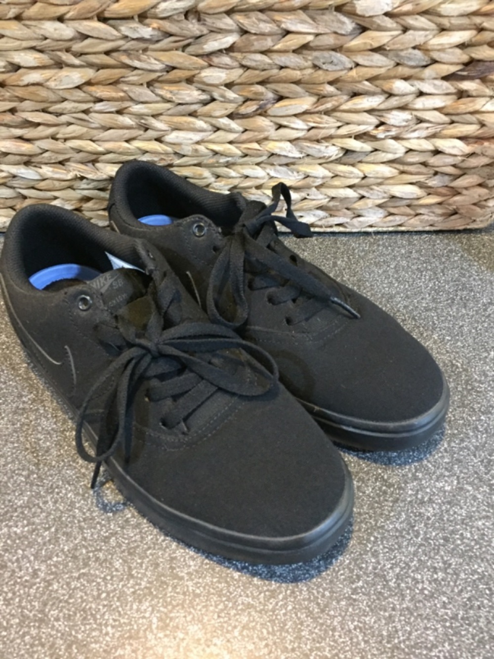 Nike Men's Black Canvas Sneakers